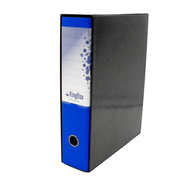 MD_STL4018 Registratore Kingbox - dorso 8 cm - protocollo 23 x 33 cm - blu - Starline - immagine 1