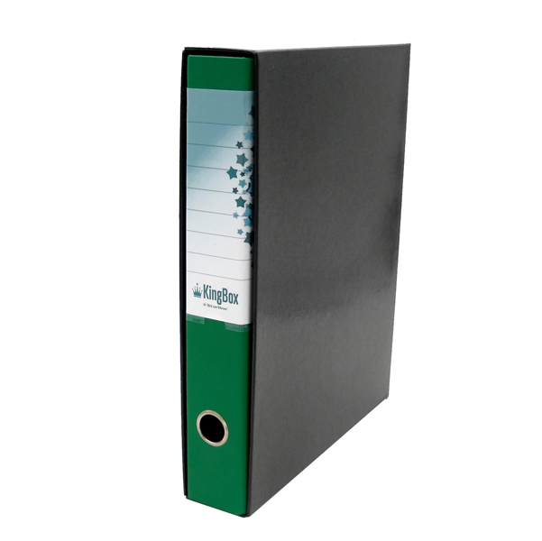 MD_STL4029 Registratore Kingbox - dorso 5 cm - protocollo 23 x 33 cm - verde - Starline - immagine 1