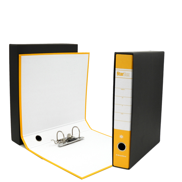 MD_STL4033 Registratore Starbox - dorso 5 cm - commerciale 23 x 30 cm - giallo - Starline - immagine 1