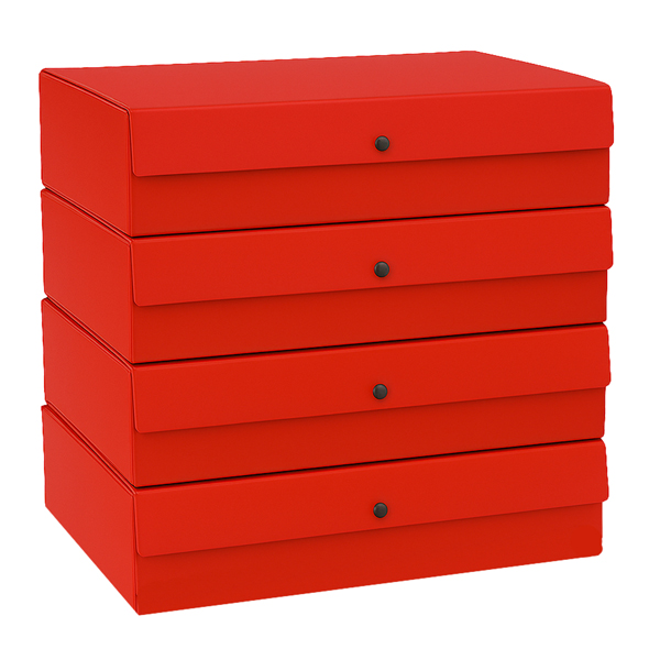 MD_STL5020 Scatola progetto - dorso 14 cm - rosso - Starline - immagine 1