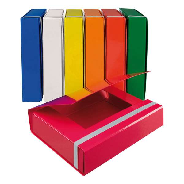 MD_STL5028 Cartella progetto - con elastico - dorso 5 cm - azzurro - Starline - immagine 1