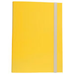 Cartella progetto - con elastico - dorso 3 cm - giallo - Starline