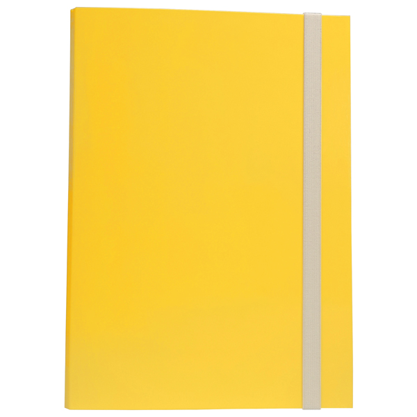 MD_STL5037 Cartella progetto - con elastico - dorso 3 cm - giallo - Starline - immagine 1