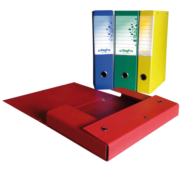 MD_STL5109 Scatola progetto KingPro - con portaetichetta - dorso 8 cm - rosso - Starline - immagine 1