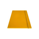 Cartella 3 lembi con elastico - 25 x 34 cm - dorso 1cm - giallo - Starline