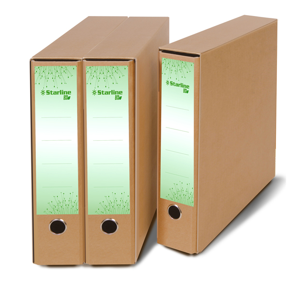 MD_STL6010 Registratore Avana Eco - protocollo - dorso 8 cm - Starline - immagine 1