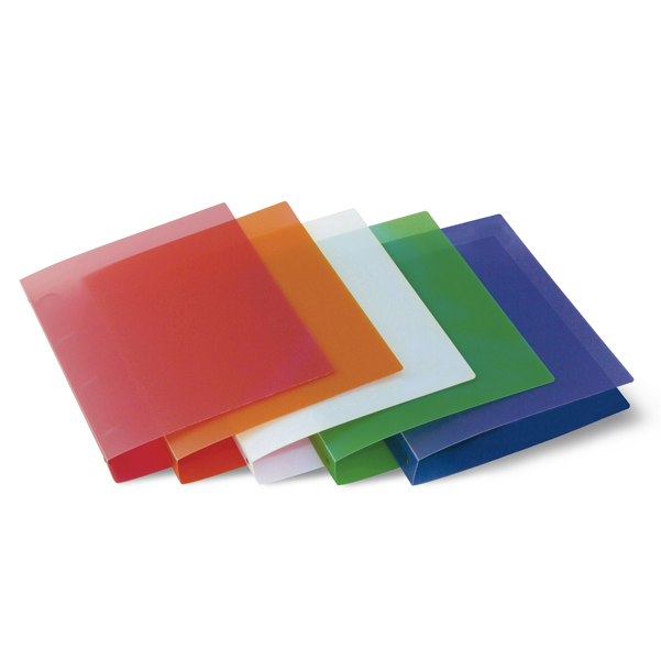 MD_STL7013 Raccoglitore Eco - 22 x 30 cm - 4 anelli tondi 17 mm - dorso 2,5 cm - PP semitrasparente - colori assortiti - Starline - immagine 1