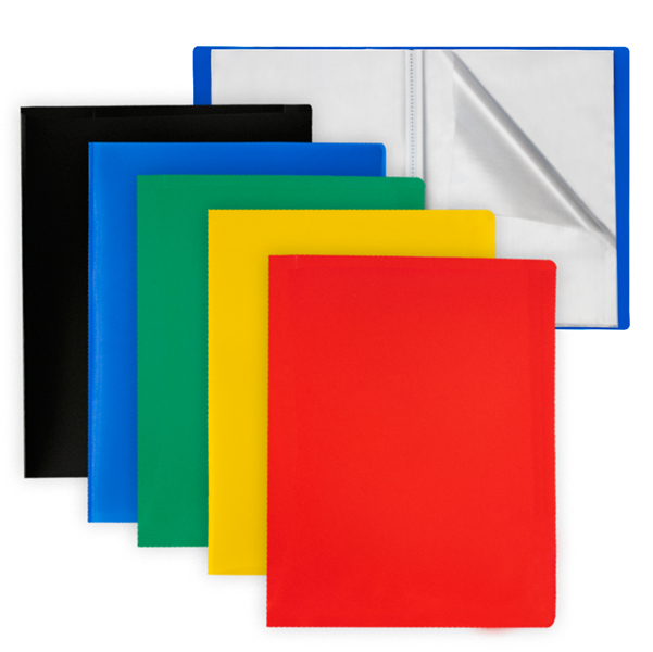 MD_STL7111 Portalistini Eco - PP - 22 x 30 cm - 20 buste lisce - colori assortiti - Starline - immagine 1