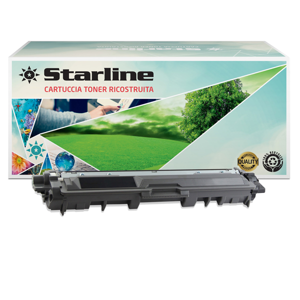 MD_STLBTN243BK Starline - Toner Ricostruito per Brother TN243 - Nero - 1.000 pag - immagine 1