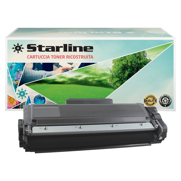 MD_STLBTN2510XL Starline - Toner Ricostruito - per Brother - Nero - TN-2510XL - 3.000 pag - immagine 1