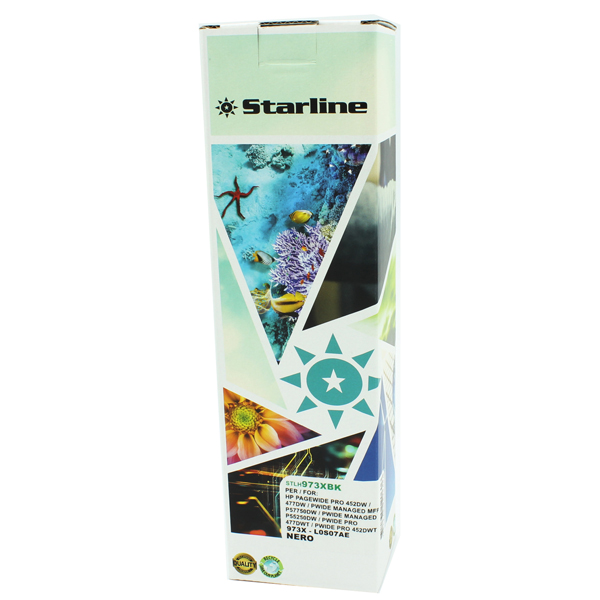 MD_STLH973XBK Starline - Toner Ricostruito per HP 973 - Nero - L0S07AE - 10.000 pag - immagine 1