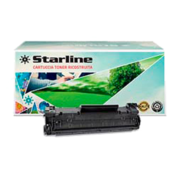 MD_STLHCB435A Starline - Toner Ricostruito - per HP 35A- Nero - CB435A - 1.500 pag - immagine 1