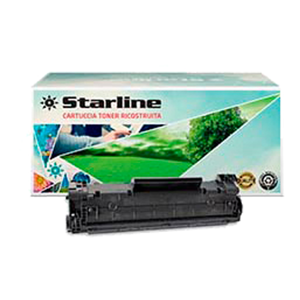 MD_STLHCB436A Starline - Toner Ricostruito - per HP 36A- Nero - CB436A - 2.000 pag - immagine 1