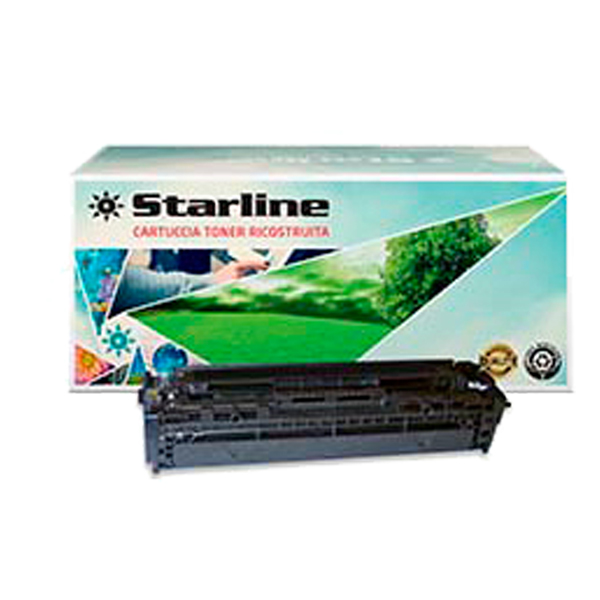 MD_STLHCB540A Starline - Toner Ricostruito - per HP 125A- Nero - CB540A - 2.200 pag - immagine 1