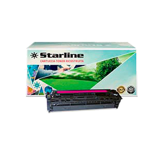 MD_STLHCB543A Starline - Toner Ricostruito - per HP 125A - Magenta - CB543A - 1.400 pag - immagine 1