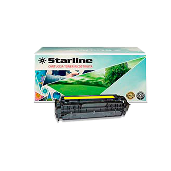 MD_STLHCC532A Starline - Toner Ricostruito - per HP 304A - Giallo - CC532A - 2.800 pag - immagine 1