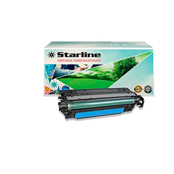 MD_STLHCE251A Starline - Toner Ricostruito - per HP 504A - Ciano - CE251A - 7.000 pag - immagine 1