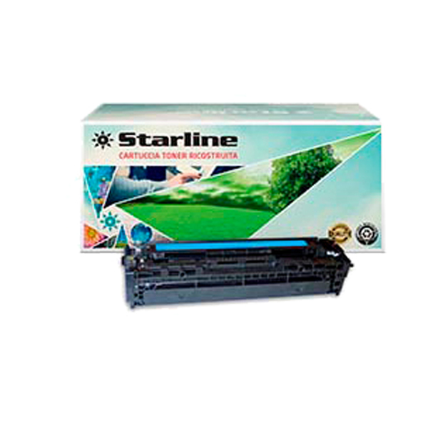 MD_STLHCF211A Starline - Toner Ricostruito - per HP 131A - Ciano - CF211A - 1.800 pag - immagine 1