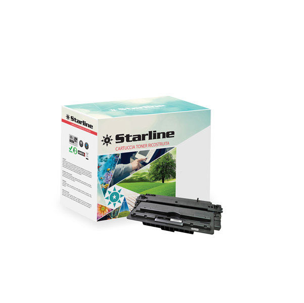 MD_STLHCF214A Starline - Toner Ricostruito - per HP 14A - Nero - CF214A - 10.000 pag - immagine 1