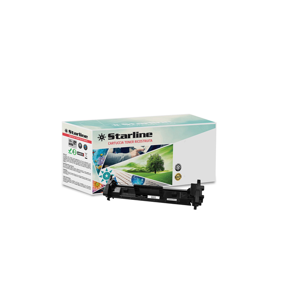 MD_STLHCF217A Starline - Toner Ricostruito per HP 17A - Nero - CF217A - 1.600 pag - immagine 1