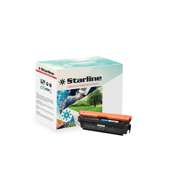 MD_STLHCF361A Starline - Toner Ricostruito - per HP 508A - Ciano - CF361A - 5.000 pag - immagine 1