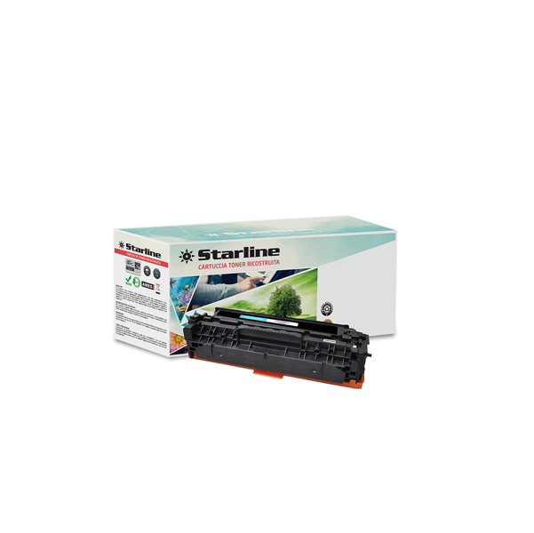 MD_STLHCF381A Starline - Toner Ricostruito - per HP 312A - Ciano - CF381A - 2.700 pag - immagine 1