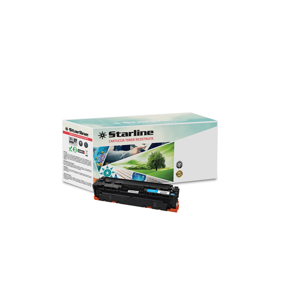 MD_STLHCF411A Starline - Toner Ricostruito - per HP 410A - Ciano - CF411A - 2.300 pag - immagine 1