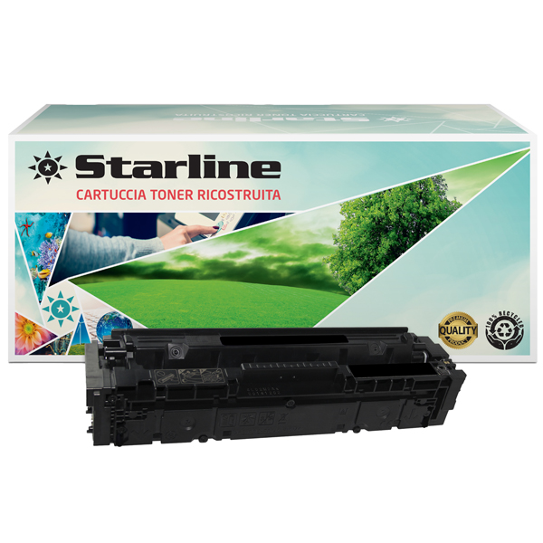 MD_STLHCF540A Starline - Toner Ricostruito per HP 203A - nero - CF540A - 1.400 pag - immagine 1