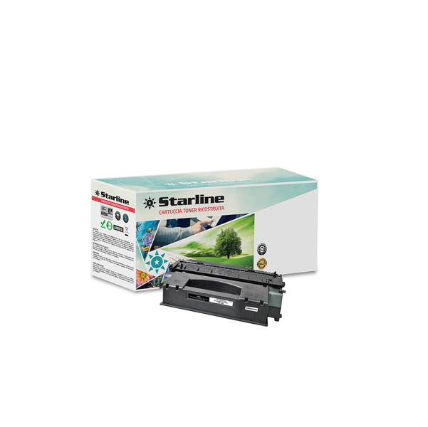 MD_STLHQ7553X Starline - Toner Ricostruito - per HP 53X - Nero - Q7553X - 7.000 pag - immagine 1