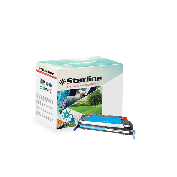 MD_STLHQ7581A Starline - Toner Ricostruito - per HP - Ciano - Q7581A - 6.000 pag - immagine 1