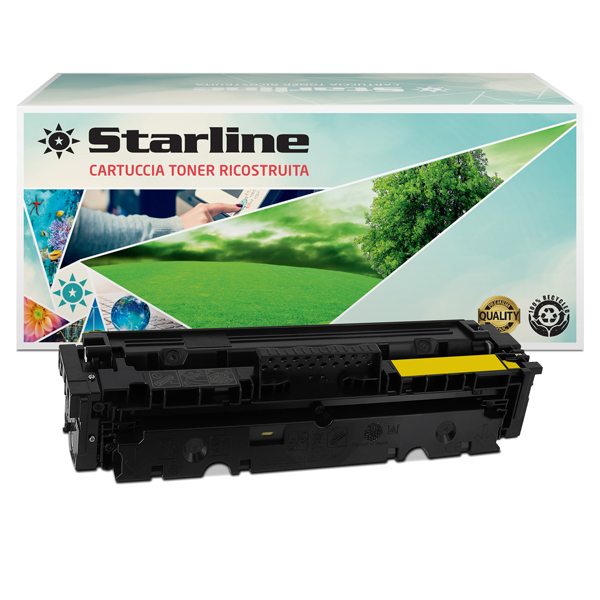 MD_STLHW2032A Starline - Toner Ricostruito per HP 415A - Giallo - W2032A - 2.100 pag - immagine 1