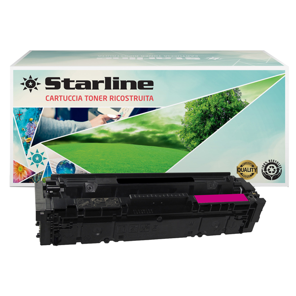 MD_STLHW2213X Starline - Toner Ricostruito per HP 207X - Magenta - W2213X - 2.450 pag - immagine 1