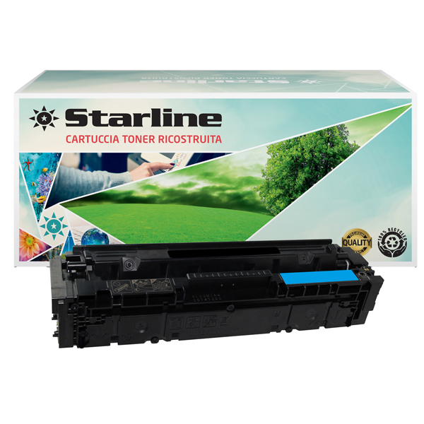 MD_STLHW2411A Starline - Toner Ricostruito per HP 216A - Ciano - W2411A - 2.500 pag - immagine 1