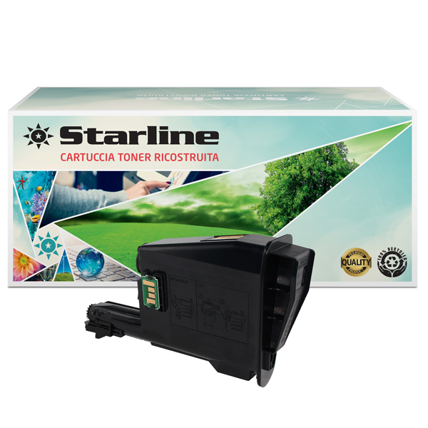 MD_STLKTK1125 Starline - Toner Ricostruito - per Kyocera Mita - Nero - TK-1125 - 2.100 pag - immagine 1