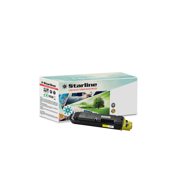 MD_STLKTK5140Y Starline - Toner Ricostruito per Kyocera - Giallo - TK-5140Y - 5.000 pag - immagine 1
