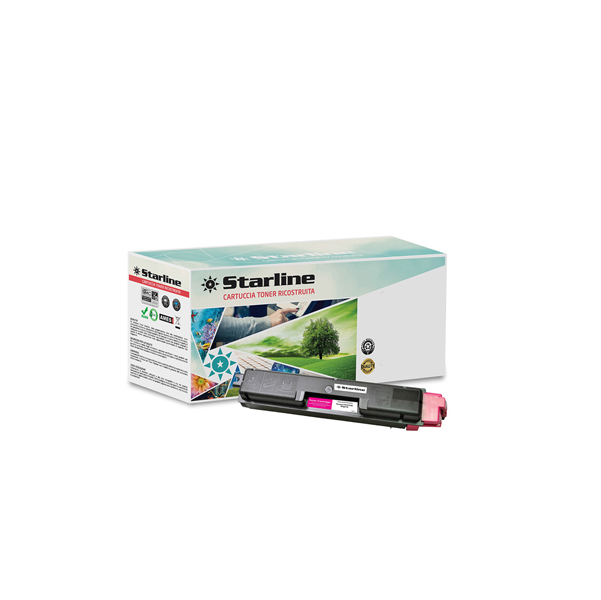 MD_STLKTK580M Starline - Toner Ricostruito - per Kyocera - Magenta - TK-580M - 2.800 pag - immagine 1