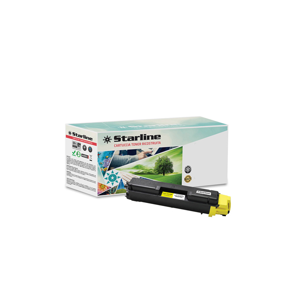 MD_STLKTK590Y Starline - Toner Ricostruito - per Kyocera - Giallo - TK-590C - 5.000 pag - immagine 1