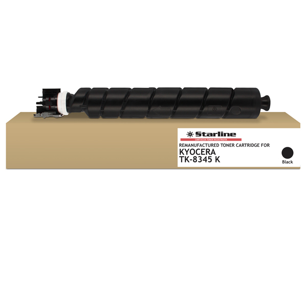 MD_STLKTK8345K Starline - Toner ricostruito per Kyocera Taskalfa 2552/2553 Series - Nero - TK8345K - 20.000 pag - immagine 1
