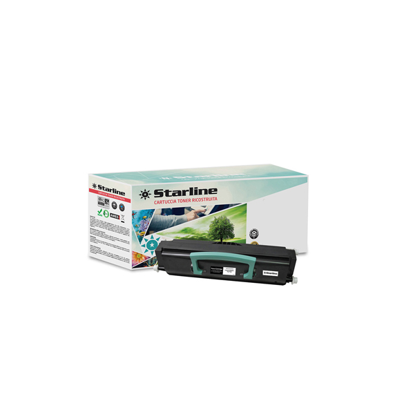 MD_STLLEL350 Starline - Toner Ricostruito - per Lexmark - Nero - E352H21E - 9.000 pag - immagine 1