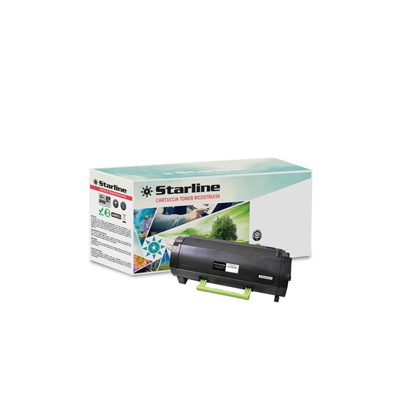 MD_STLLELMS317 Starline - Toner Ricostruito - per Lexmark - Nero - 51B2000 - 2.500 pag - immagine 1