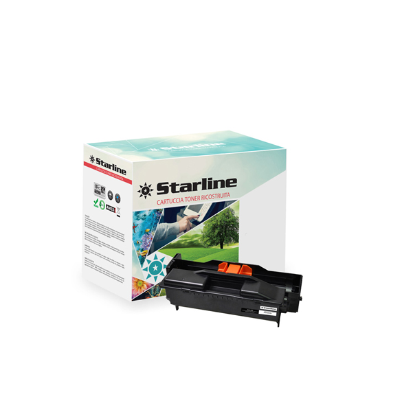 MD_STLOB411DR Starline - Tamburo Ricostruito - per Oki - Nero - 44574302 - 25.000 pag - immagine 1
