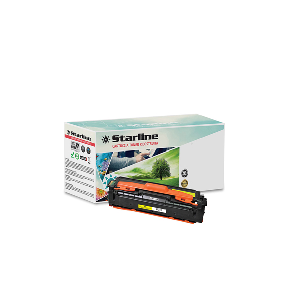 MD_STLSCLT504Y Starline - Toner Ricostruito - per Samsung - Giallo - CLT-Y504S/ELS - 1.800 pag - immagine 1