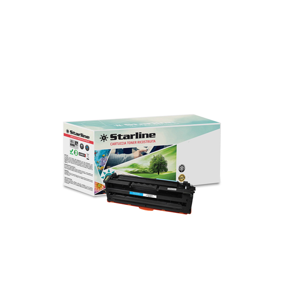 MD_STLSCLT506C Starline - Toner Ricostruito - per Samsung - Ciano - CLT-C506L/ELS - 3.500 pag - immagine 1