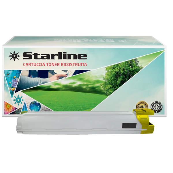 MD_STLSCLX9201Y Starline - Toner Ricostruito - per Samsung CLX-9201 Series - Giallo - CLT-Y809S/ELS - 15.000 pag - immagine 1