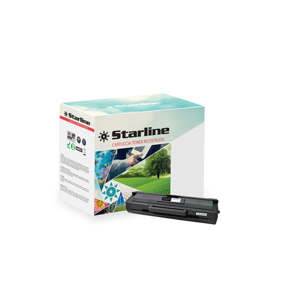 MD_STLSMLTD1042 Starline - Toner Ricostruito - per Samsung - Nero - mlT-D1042S/ELS - 1.500 pag - immagine 1