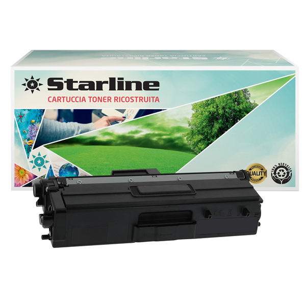 MD_STLTN421BK Starline - Toner Ricostruito per Brother TN-421 - Nero - 3.000 pag - immagine 1