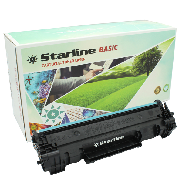 MD_STLW1420A Starline - Toner Compatibile per Hp LaserJet M110W/M140W - Nero - W1420A-(Non adatto alla versione PLUS) - immagine 1