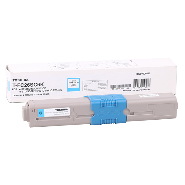 MD_TOS262CPHCC Toshiba - Toner - Ciano - 6B0000001095 - 6.000 pag - immagine 1