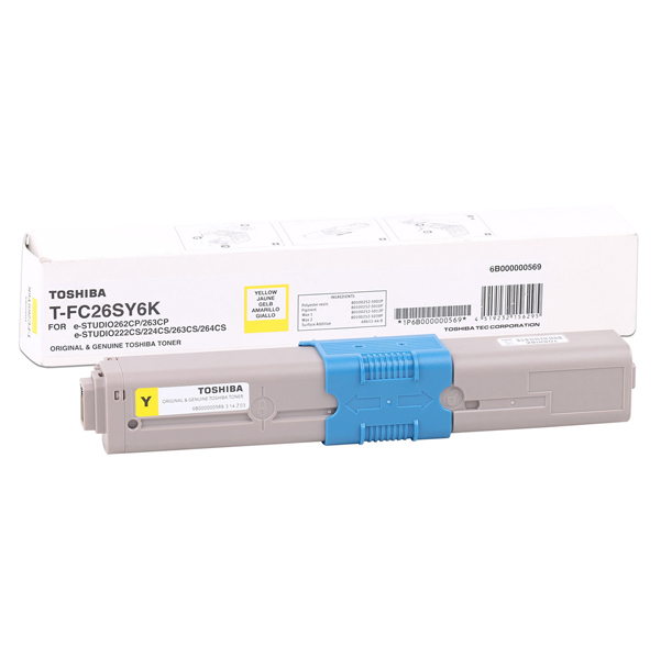 MD_TOS262CPHCY Toshiba - Toner - Giallo - 6B0000001096 - 6.000 pag - immagine 1