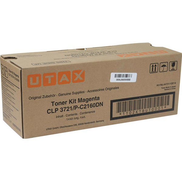 MD_UTXC3721M Utax - Toner - Magenta - 1T02KTBUT0 - 2.800 pag - immagine 1